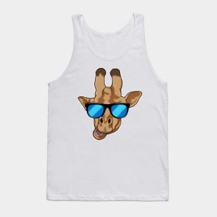 Giraffe with Sunglasses Tank Top